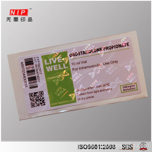 Customized optical Hologram sticker label printing with attractive appearance